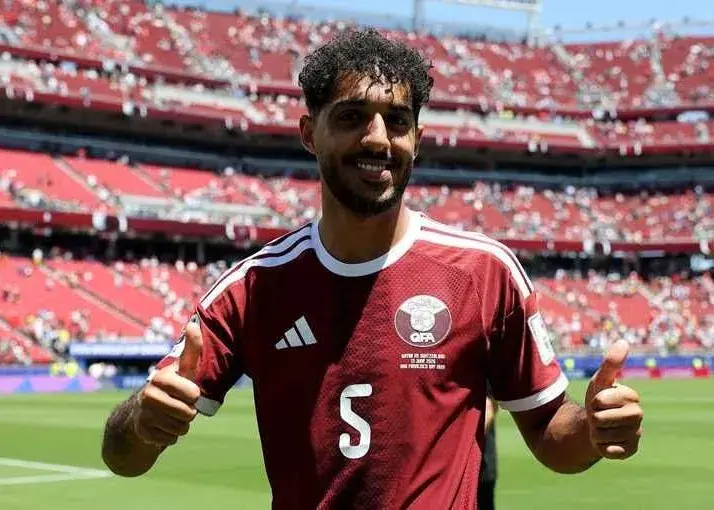 تصویر خبر: مدافع قطر: با این امتیاز، شانس صعود ما زنده است
