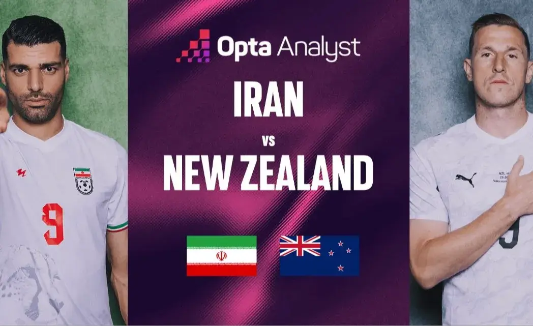 پیش‌بینی ابررایانه اوپتا: ایران در مقابل نیوزلند با شانس ۵۳.۸ درصد پیروزی