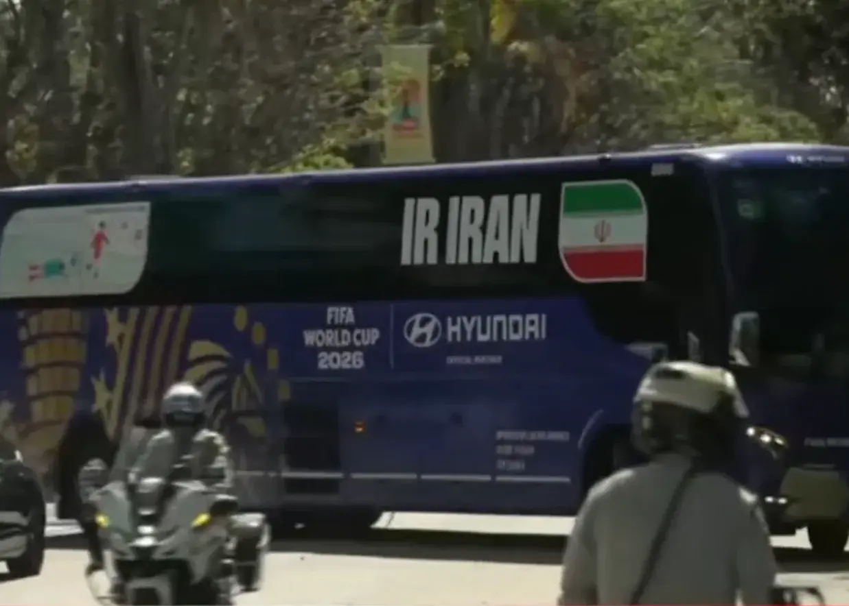 تیم ملی ایران به سوی استادیوم حرکت کرد