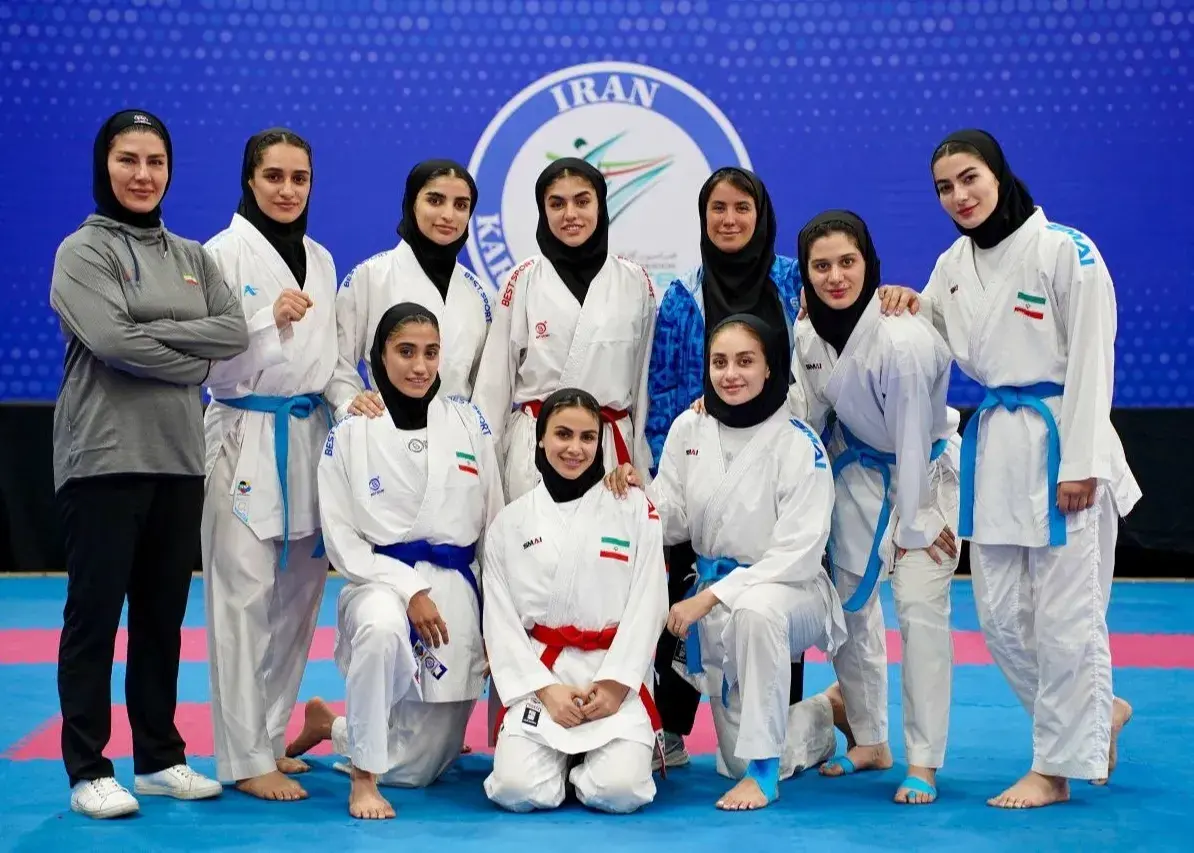 پاداش طلایی بانوان کاراته‌کا ایران یک میلیارد تومان افزایش یافت