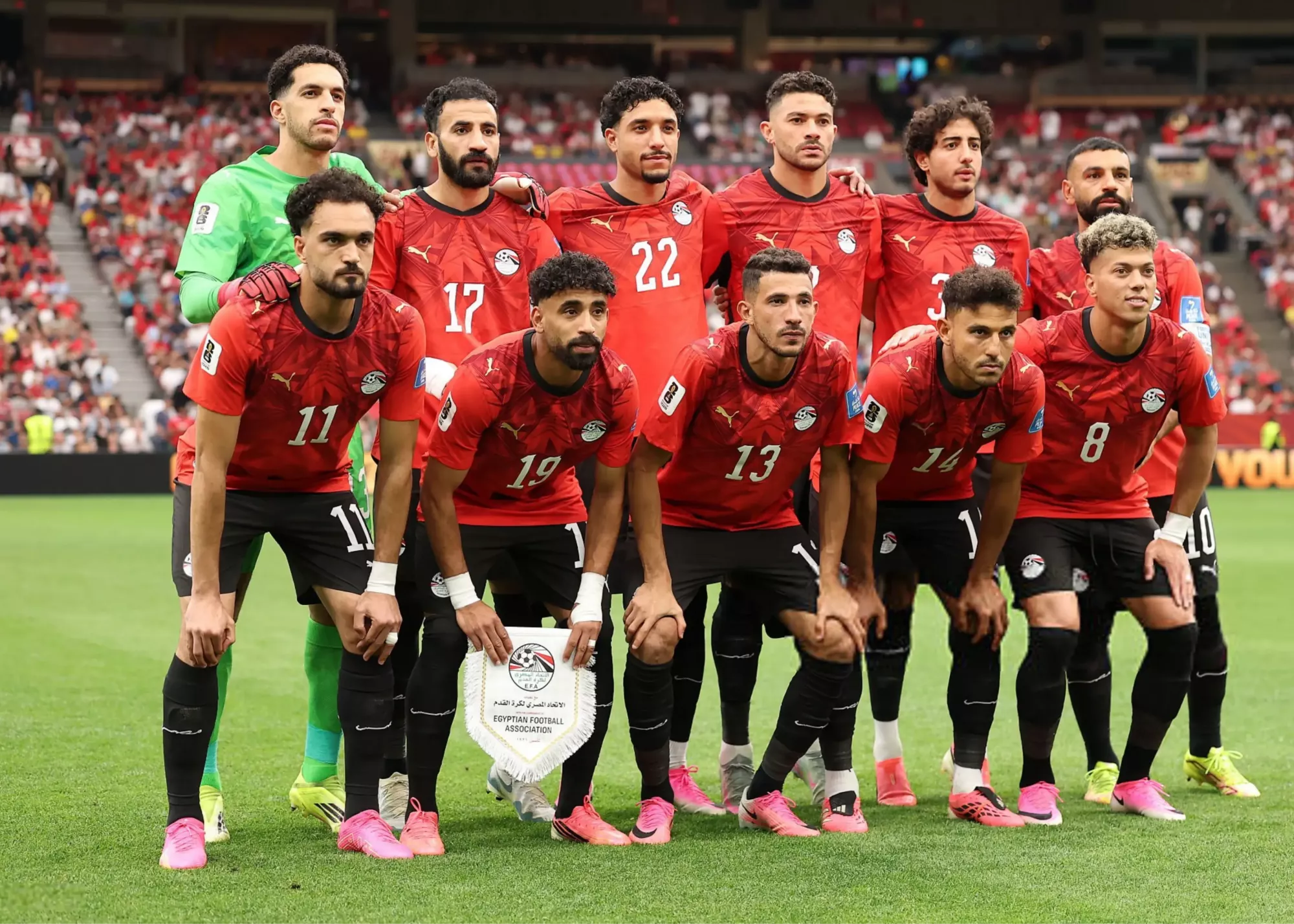 اعلام ترکیب مصریان در مقابل تیم ایران