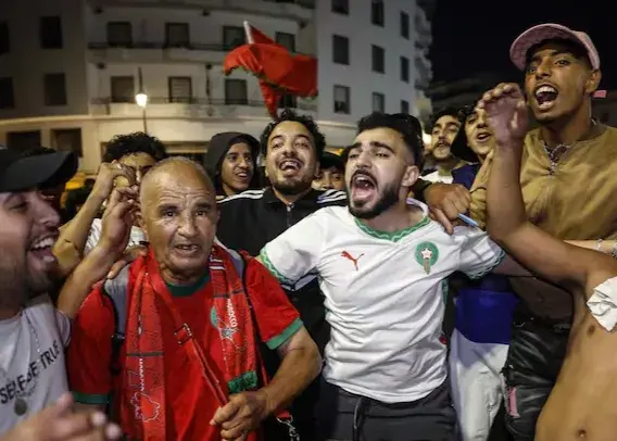 تصویر خبر: هرج و مرگب در هلند پس از پیروزی مراکش