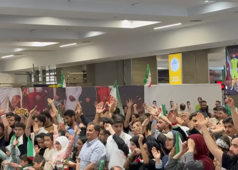 بازگشت تیم ملی فوتبال ایران به پایتخت