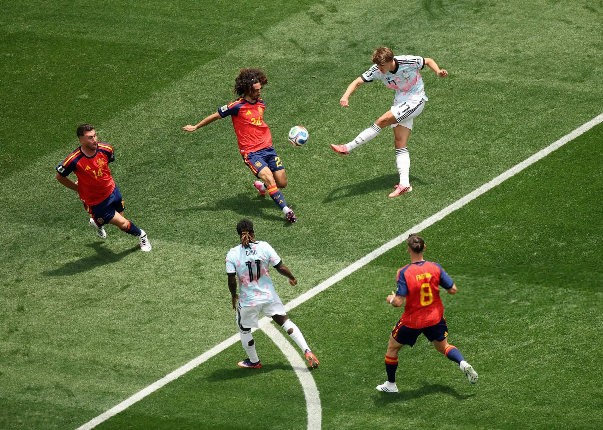 زنده: اسپانیا 0-0 بلژیک