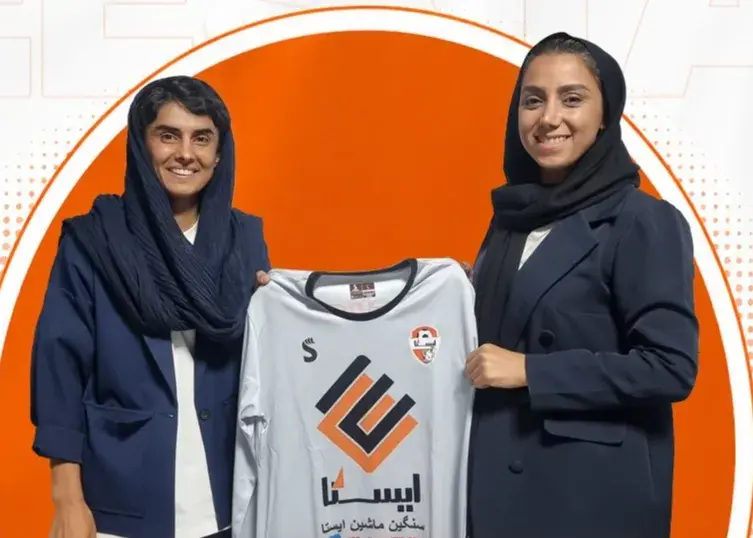 سرمربی جدید تیم لیگ برتری، خانم گل فوتبال ایران شد