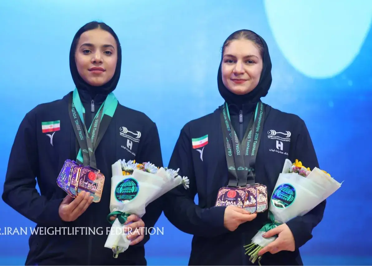 دختران وزنه برداری ایران یک مدال نقره و 6 مدال برنز کسب کردند