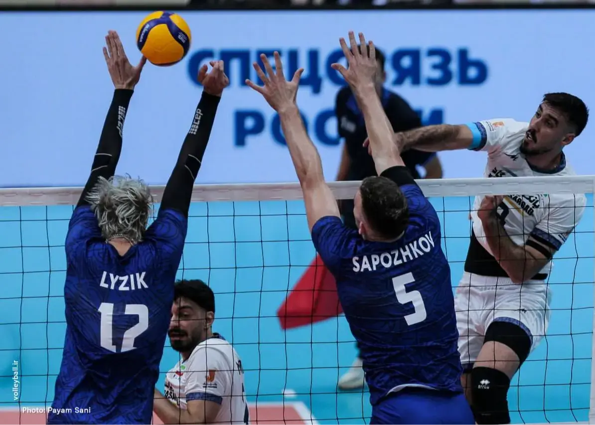 ایران ۱-۳ روسیه: مراسم باشکوه بازگشت والیبال