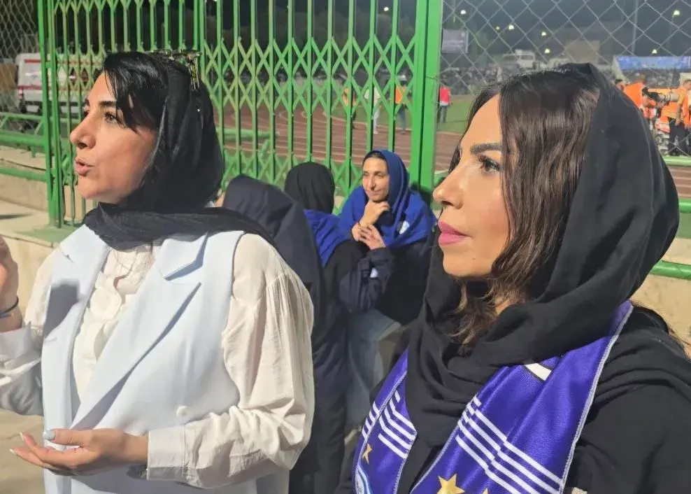 زنان نامدار در میان تماشاگران پیروز استقلال
