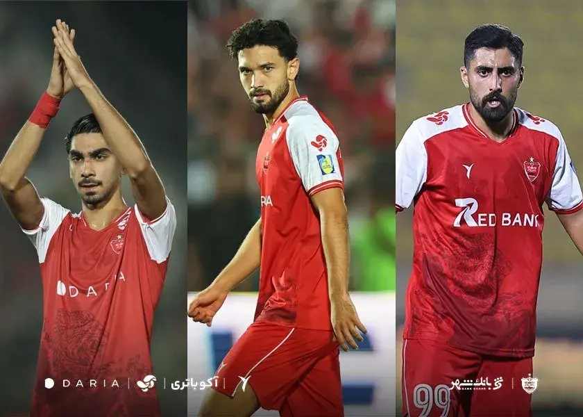 تصویر خبر: رسمی: جدایی موقت سه ستاره سرخ پوشان پرسپولیس به مدت یک ماه!
