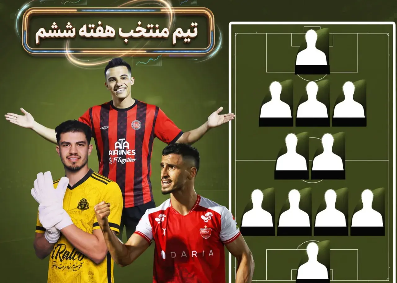 انتخاب تیم برتر هفته شمسوم لیگ برتر