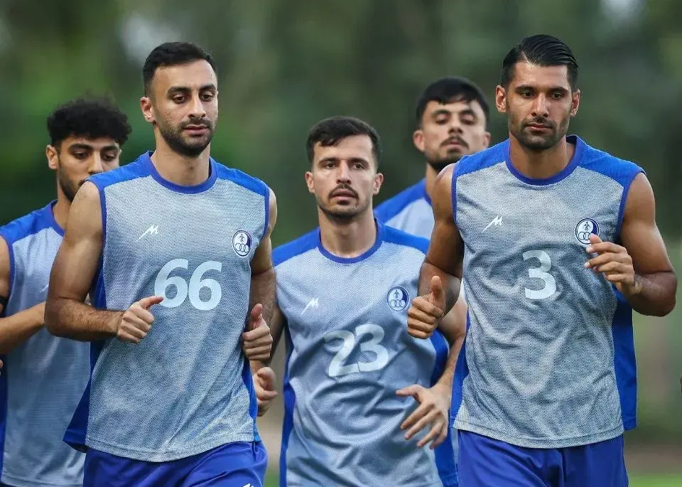 تمرینات آبی‌ها با حضور فیگور آرنولد آغاز شد!