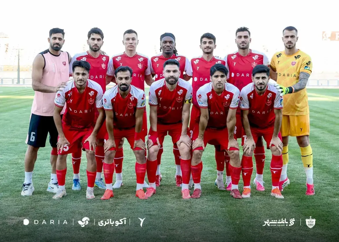 پرسپولیس با ۱۱ بازیکن مقابل چادرملو به میدان می‌رود (تصاویر)