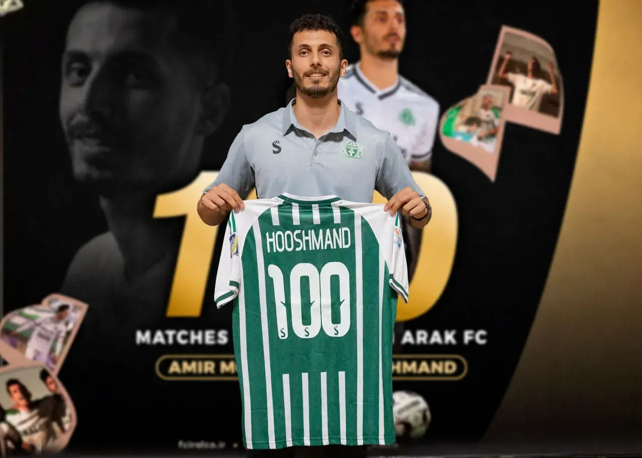 هوشمند با پیراهن شماره 100 به رکورد تاریخی رسید (عکس)