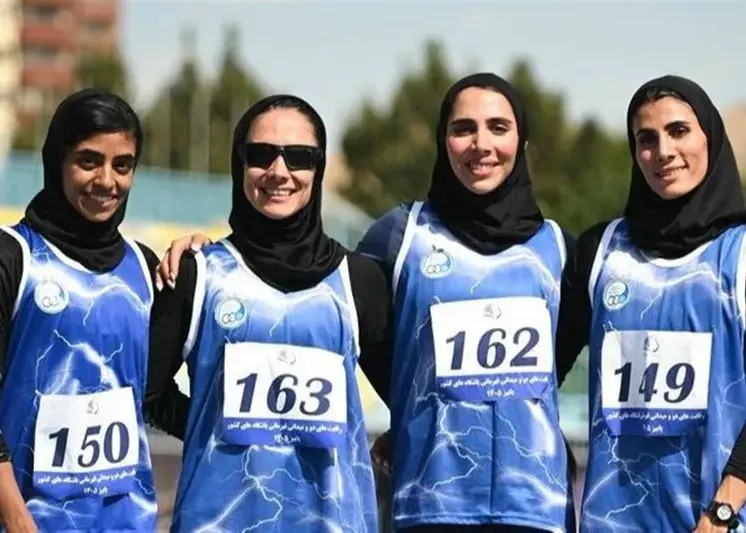 شکسته شدن رکورد ملی دوی 4 در 400 متر امدادی بانوان ایران