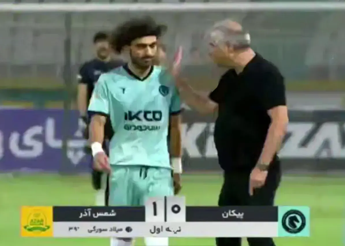 ساکت الهامی با چکش به صورت حجت احمدی واکنش نشان داد!